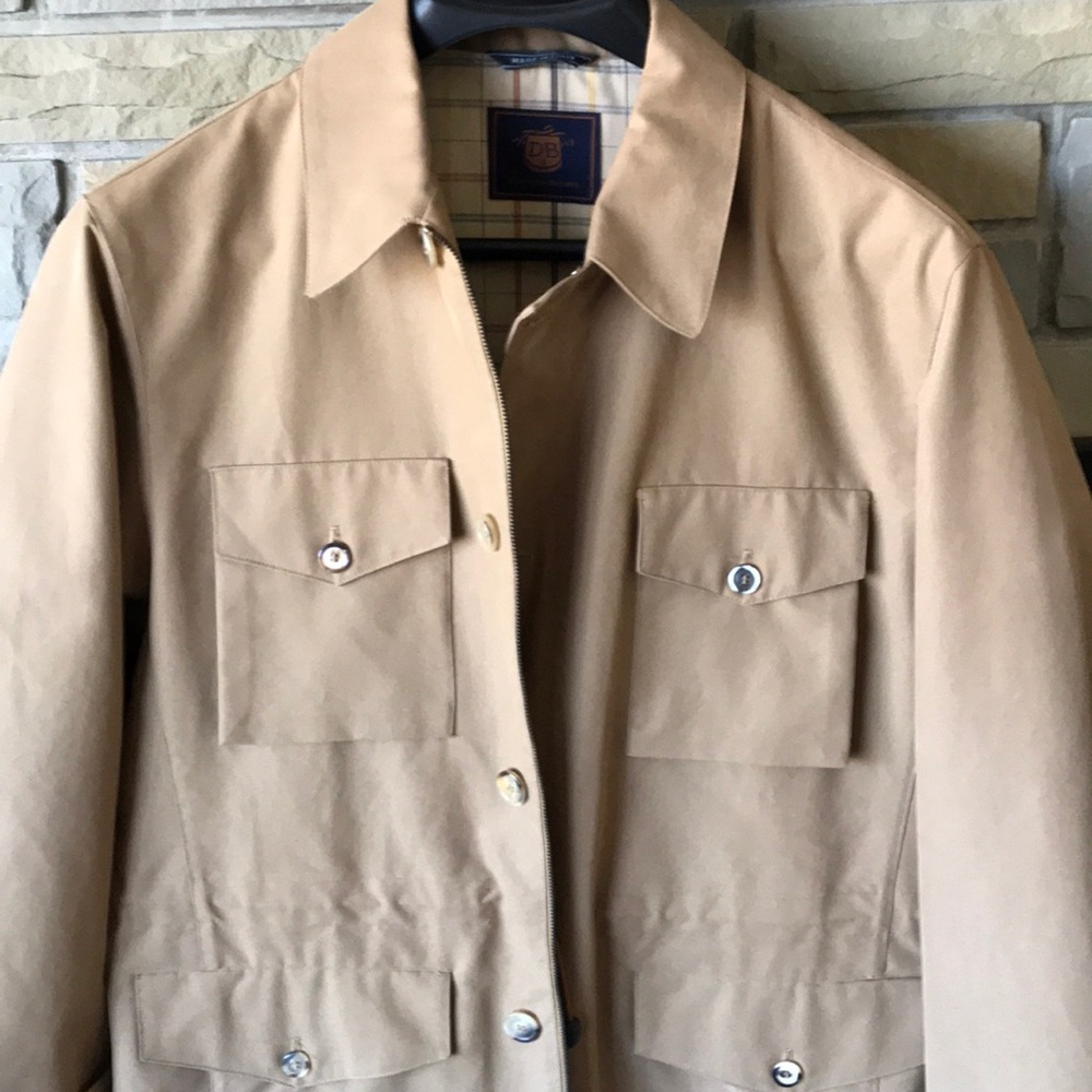 Dooney & Bourke LUXURY Tan Jacket.  Sz M/40 - Picture 4 of 8
